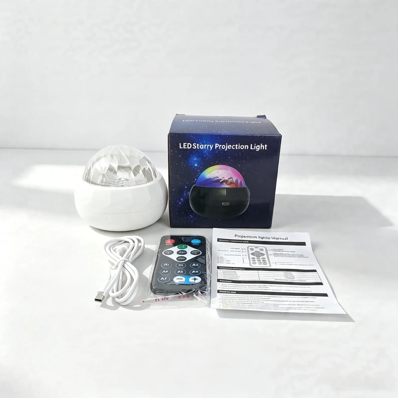 USB UFO Aurora Projector Νυχτερινός Φωτισμός, Πολύχρωμη Ατμόσφαιρα